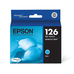 New, Pre-Owned - Epson T124 Standard Yield Cyan Ink Cartridge, T124220