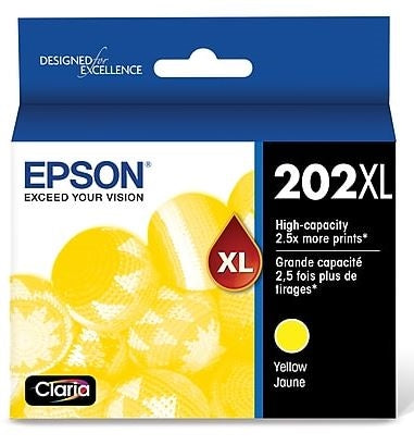 New, Pre-Owned - Epson 202XL High Capacity Yellow Ink Cartridge