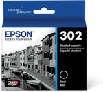 New, Pre-Owned - Epson T302 Claria Premium Standard-Yield Black Ink Cartridge, T302020