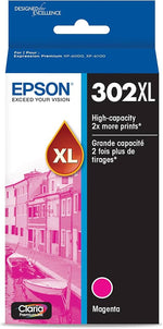 New, Pre-Owned - Epson 302XL Claria Premium High-Yield Magenta Ink Cartridge, T302XL320