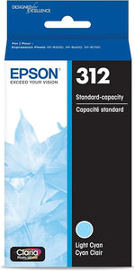 New, Pre-Owned - Epson 312 Light Cyan Claria Photo HD Ink Cartridge, T312520