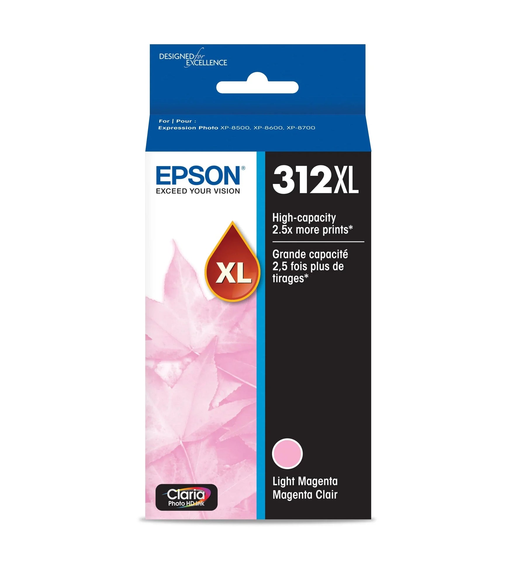 New, Pre-Owned - Epson 312XL High-Yield Light Magenta Ink Cartridge, T312XL620