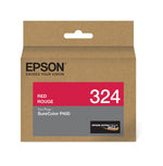 New, Pre-Owned - Epson 324 Standard-Yield Red UltraChrome HG2 Ink Cartridge, T324720