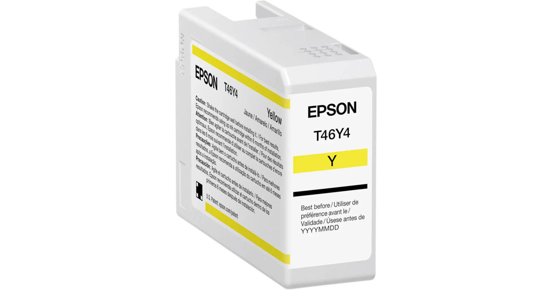 New, Pre-Owned - Epson T46Y4 Standard Yield Yellow Ink Cartridge