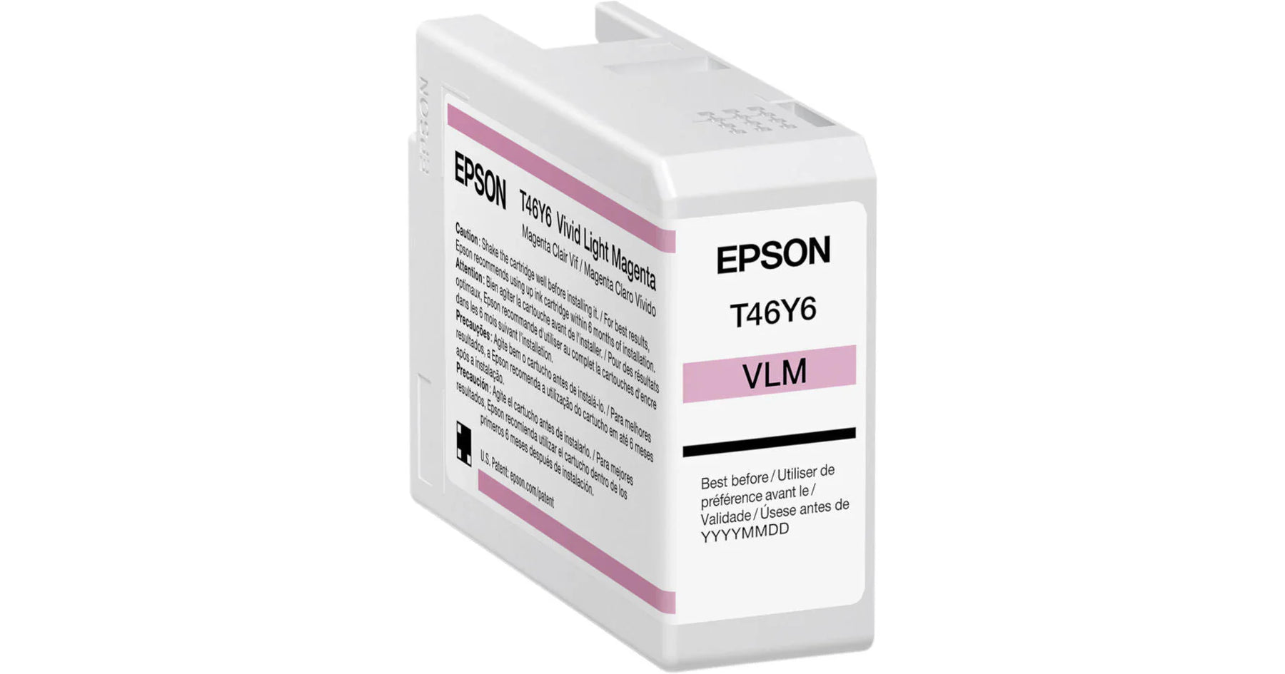 New, Pre-Owned - Epson T46Y6 Standard Yield Vivid Light Magenta Ink Cartridge