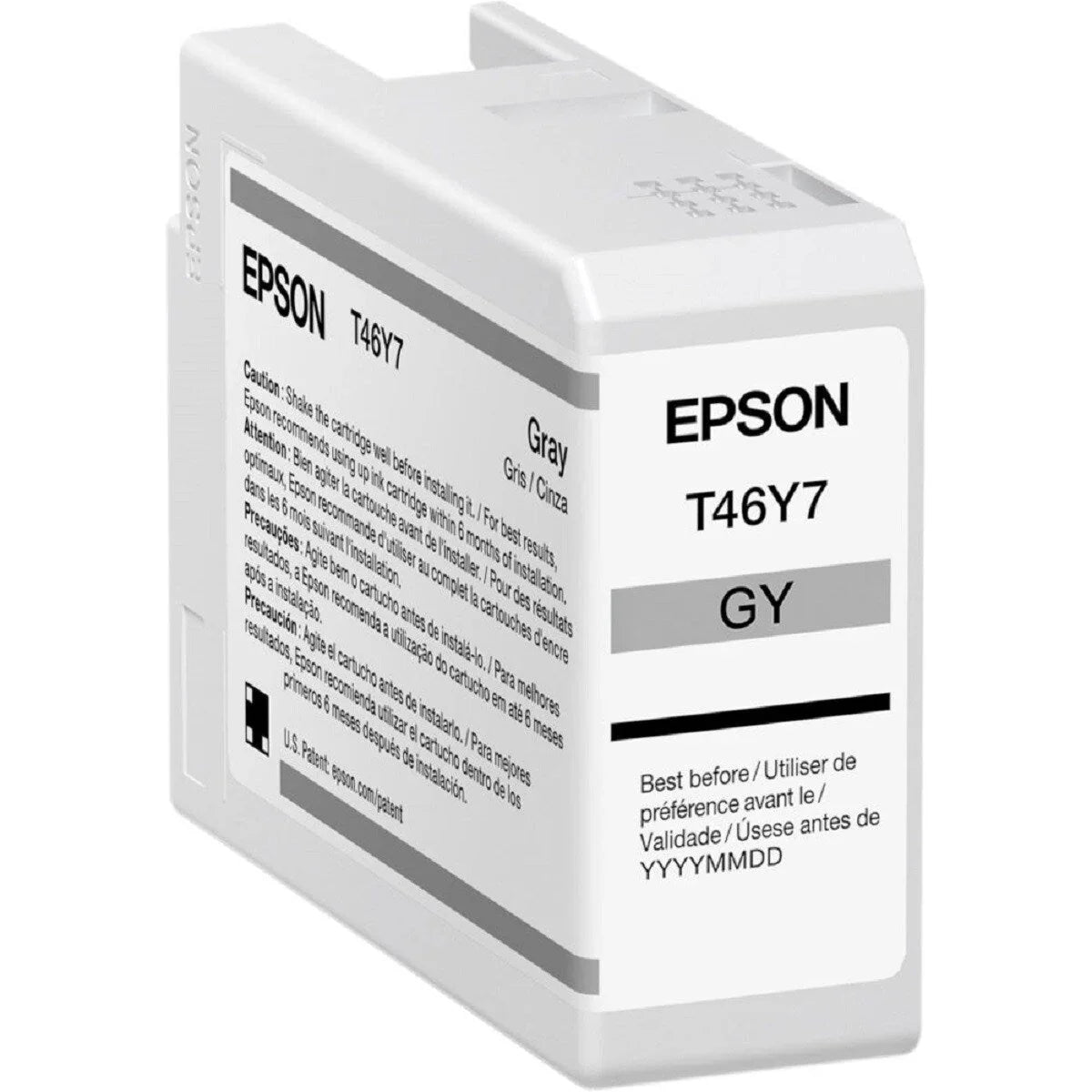 New, Pre-Owned - Epson T46Y7 Standard Yield GRAY Ink Cartridge