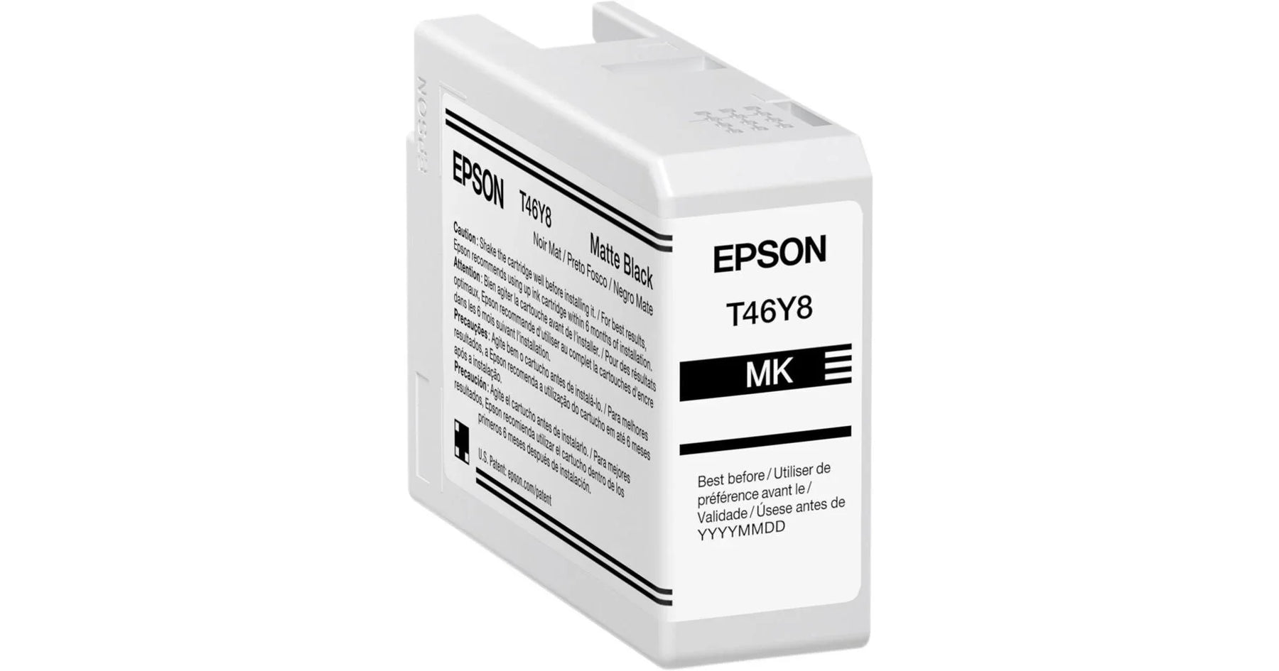 New, Pre-Owned - Epson T46Y8 Standard Yield Matte Black Ink Cartridge