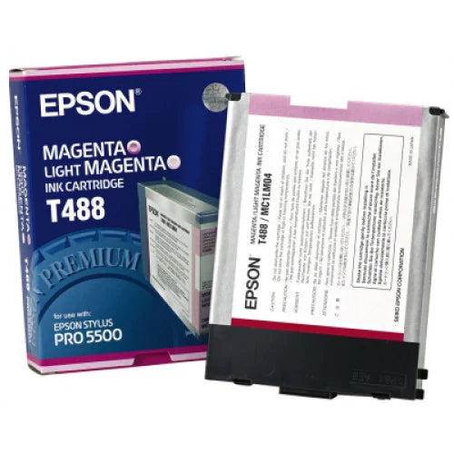 New, Pre-Owned - Epson T488 Standard Yield Magenta Ink Cartridge. T488011