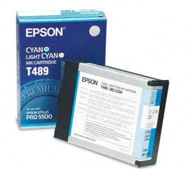 New, Pre-Owned - Epson T489 Standard Yield Light Cyan Ink Cartridge, T489011