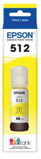 New, Pre-Owned - Epson 512 EcoTank Yellow Ink Bottle,T512420