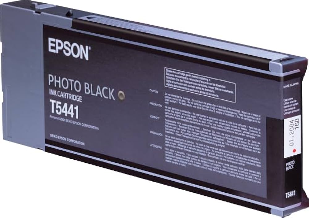 New, Pre-Owned - Epson T5441 High-Yield Photo Black 220ml Ink Cartridge, T544100