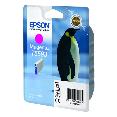 New, Pre-Owned - Epson T5593 Standard Yield Magenta Ink Cartridge, C13T55934010