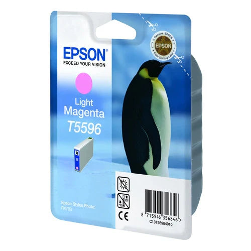 New, Pre-Owned - Epson T5596 Standard Yield Light Magenta Ink Cartridge, C13T55964010