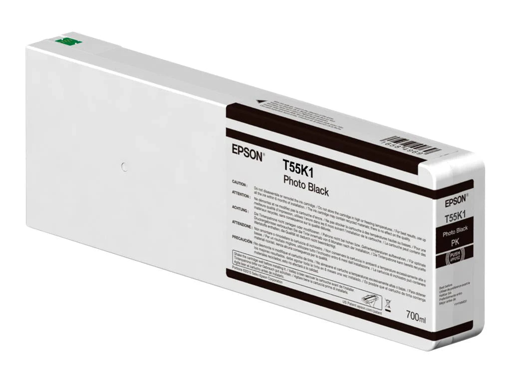 New, Pre-Owned - Epson T55K1 700ml Photo Black Tracer Ink Cartridge, T55K100