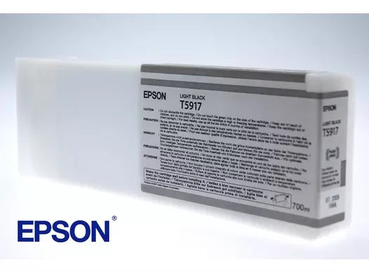 New, Pre-Owned - Epson T5917 Light Gray UltraChrome K3 Ink Cartridge, T591700