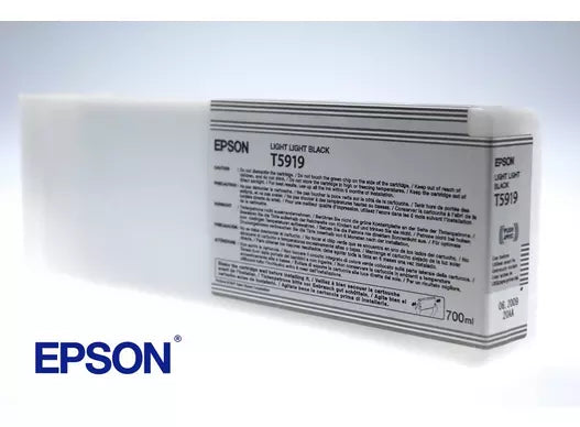New, Pre-Owned - Epson T5919 Light Light Black UltraChrome K3 Ink Cartridge, T591900