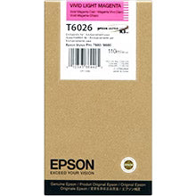 New, Pre-Owned - Epson T6026 Standard Yield Vivid Light Magenta Ink Cartridge, C13T602600