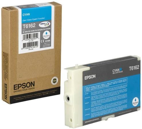 New, Pre-Owned - Epson T6162 Standard-Yield Cyan Ink Cartridge, C13T616200