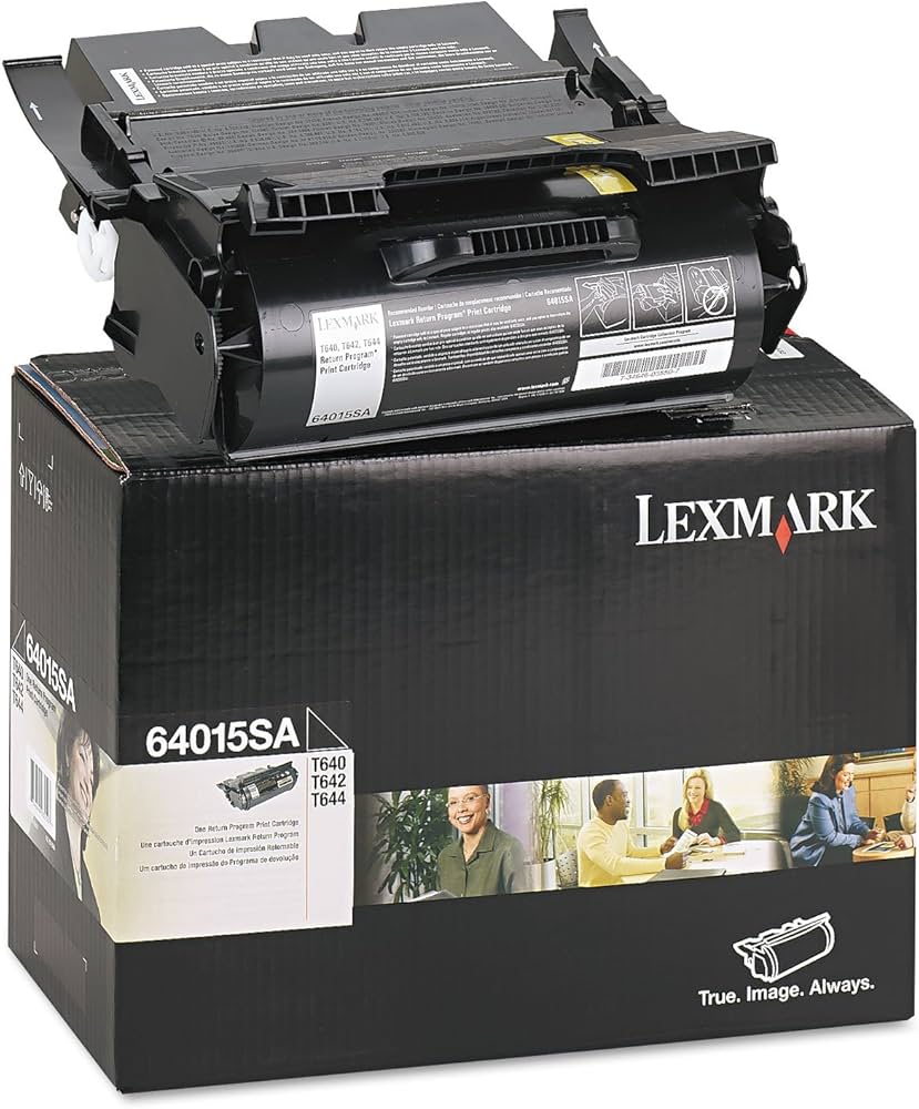 New, Pre-Owned - Lexmark T640 Standard Yield Black Toner Cartridge, 64015SA