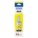 New, Pre-Owned - Epson (664) Ultra High-Yield Yellow Ink Bottle, T664420-S