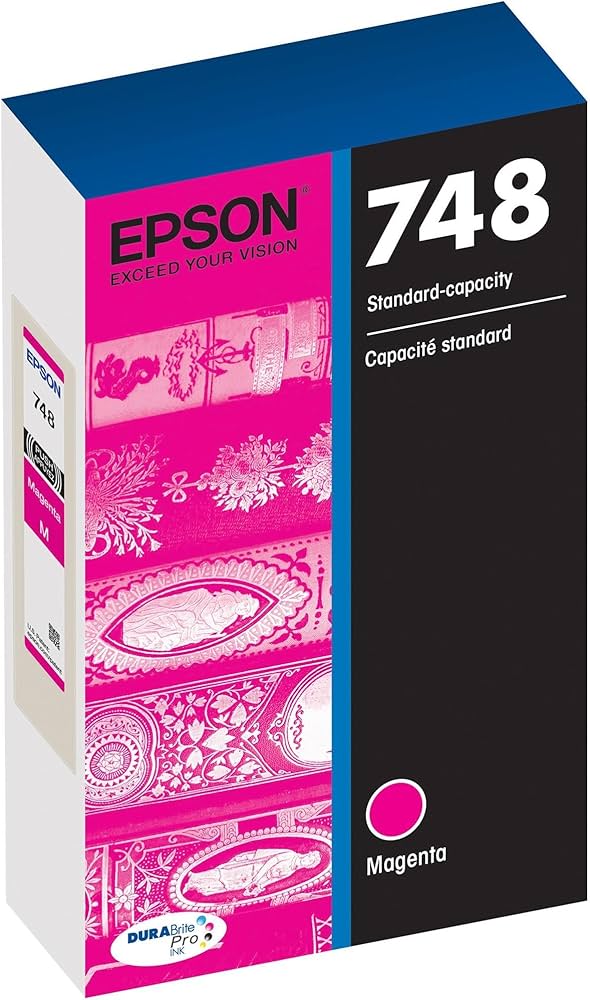 New, Pre-Owned - Epson 748 Standard-Yield Magenta DURABrite Pro Ink Cartridge, T748320