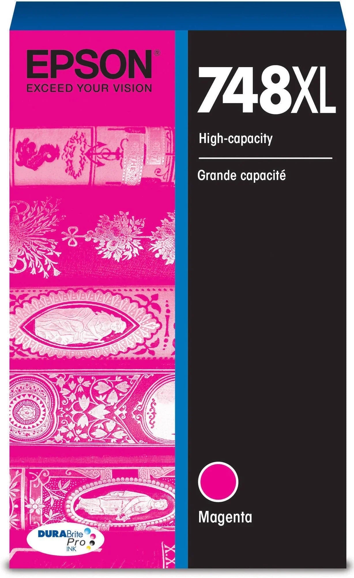 New, Pre-Owned - Epson 748XL High-Yield Magenta DURABrite Pro Ink Cartridge, T748XL320