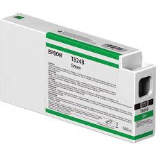 New, Pre-Owned - Epson T824B Standard Yield Green Ink Cartridge, C13T824B00