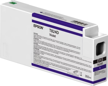 New, Pre-Owned - Epson 824 Violet Ink Cartridge, T824D00