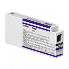 New, Pre-Owned - Epson T824D Standard Yield Violet Ink Cartridge, C13T824D00