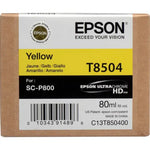 New, Pre-Owned - Epson 80ml UltraChrome HD Yellow Ink Cartridge, T850400