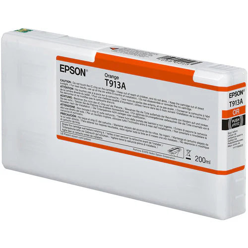 New, Pre-Owned - Epson T913A Standard Yield Orange Ink Cartridge
