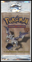 1999 WOTC Pokemon Fossil Unlimited Aerodactyl Booster Pack