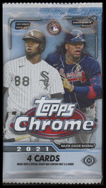 2021 Topps Chrome Baseball Hobby Box SINGLE PACK