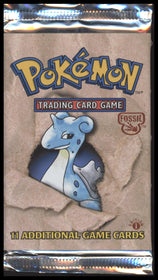 Pokemon 1st Edition Fossil Sealed 3 Pack Set