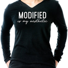 Modified is my Aesthetic  Tapered Long Sleeve Hoodie