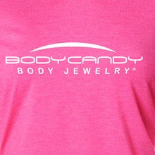 Body Candy Logo Pink Frost Tapered Long Sleeve Hoodie