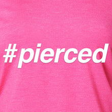 hashtag pierced Black Tapered Long Sleeve Hoodie