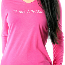 It's Not a Phase Black Tapered Long Sleeve Hoodie