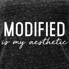 Modified is my Aesthetic Black Gray Cosmic Twist Back Tank Top