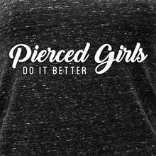 Pierced Girls Do It Better Black Gray Cosmic Twist Back Tank Top