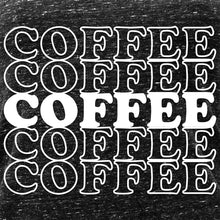 Coffee Coffee Coffee Coffee Coffee Black Gray Cosmic Twist Back Tank Top