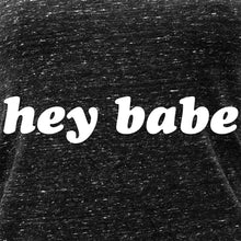 Hey Babe Black Gray Cosmic Twist Back Tank Top