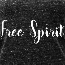 Free Spirit Black Gray Cosmic Twist Back Tank Top