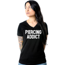 Piercing Addict Tapered V-Neck Tee Shirt