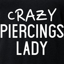 Crazy Piercings Lady Tapered V-Neck Tee Shirt