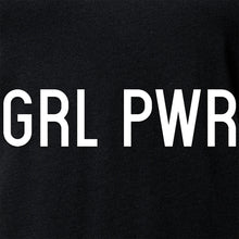 GRL PWR Black V-Neck Tee Shirt