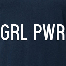 GRL PWR Black V-Neck Tee Shirt