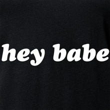 Hey Babe Tapered V-Neck Tee Shirt