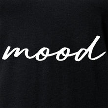 Mood Black Tapered V-Neck Tee Shirt