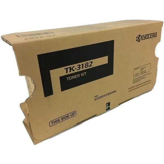 New, Pre-Owned - Kyocera TK-3182 Standard Yield Black Toner Cartridge
